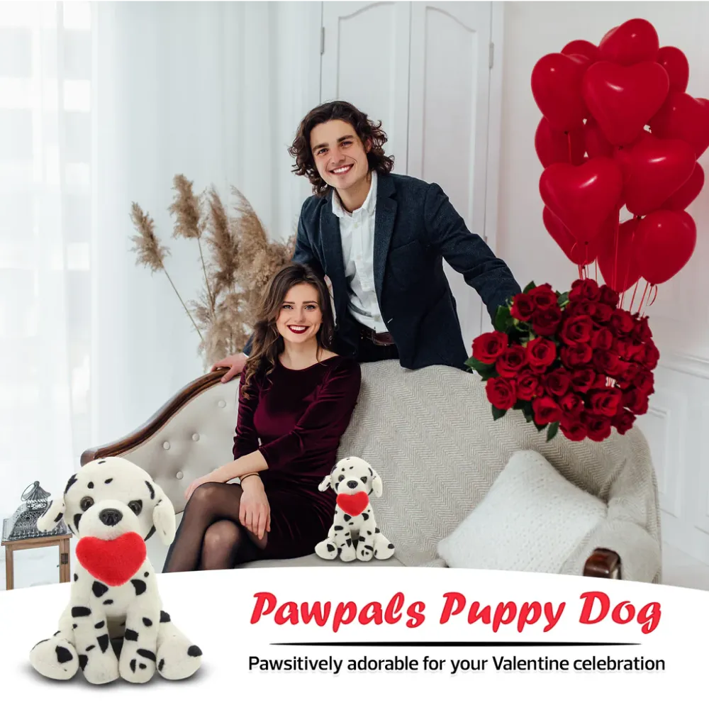 Valentine Pawpals Puppy Dog 8''