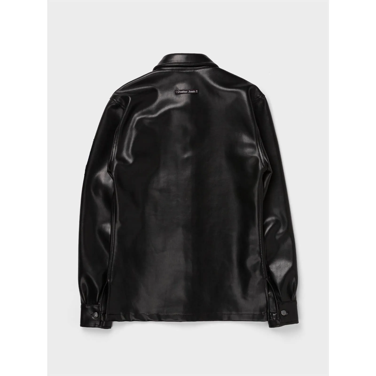 Vegan Leather Overshirt