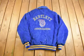 Vintage 1980s Bartlett Cheerleaders Corduroy Embroidered Delong Jacket