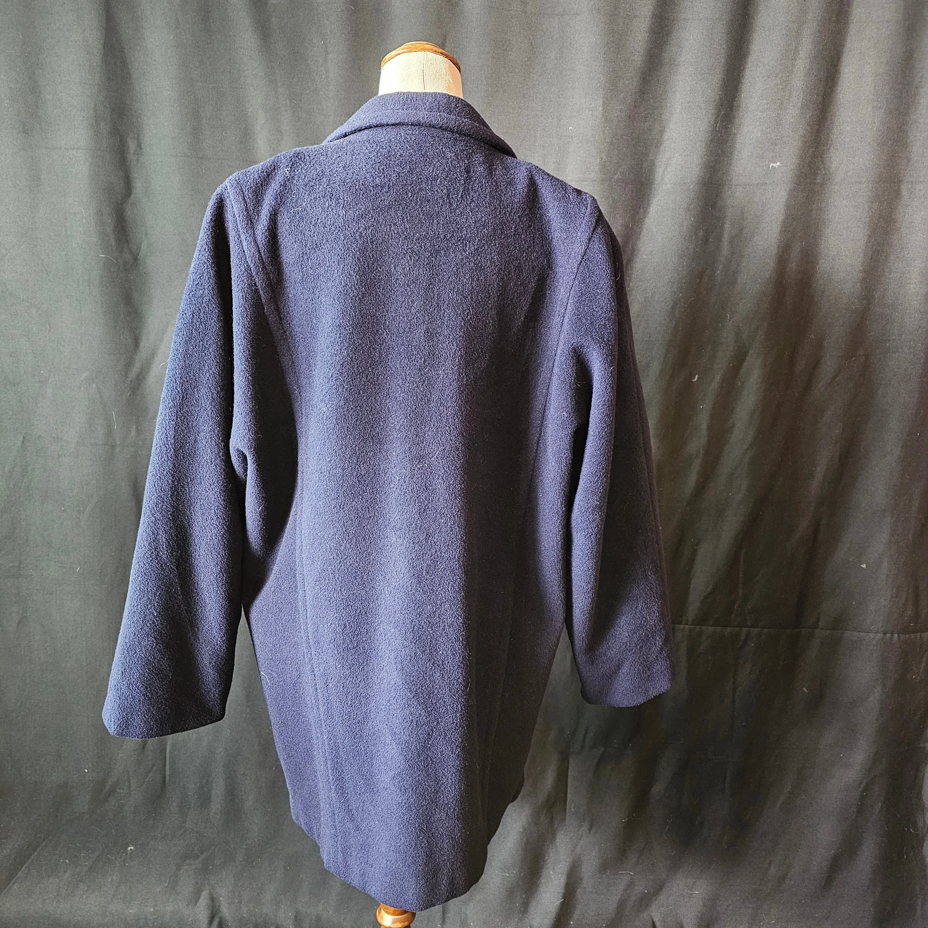 Vintage Mongolian Wool Coat XL