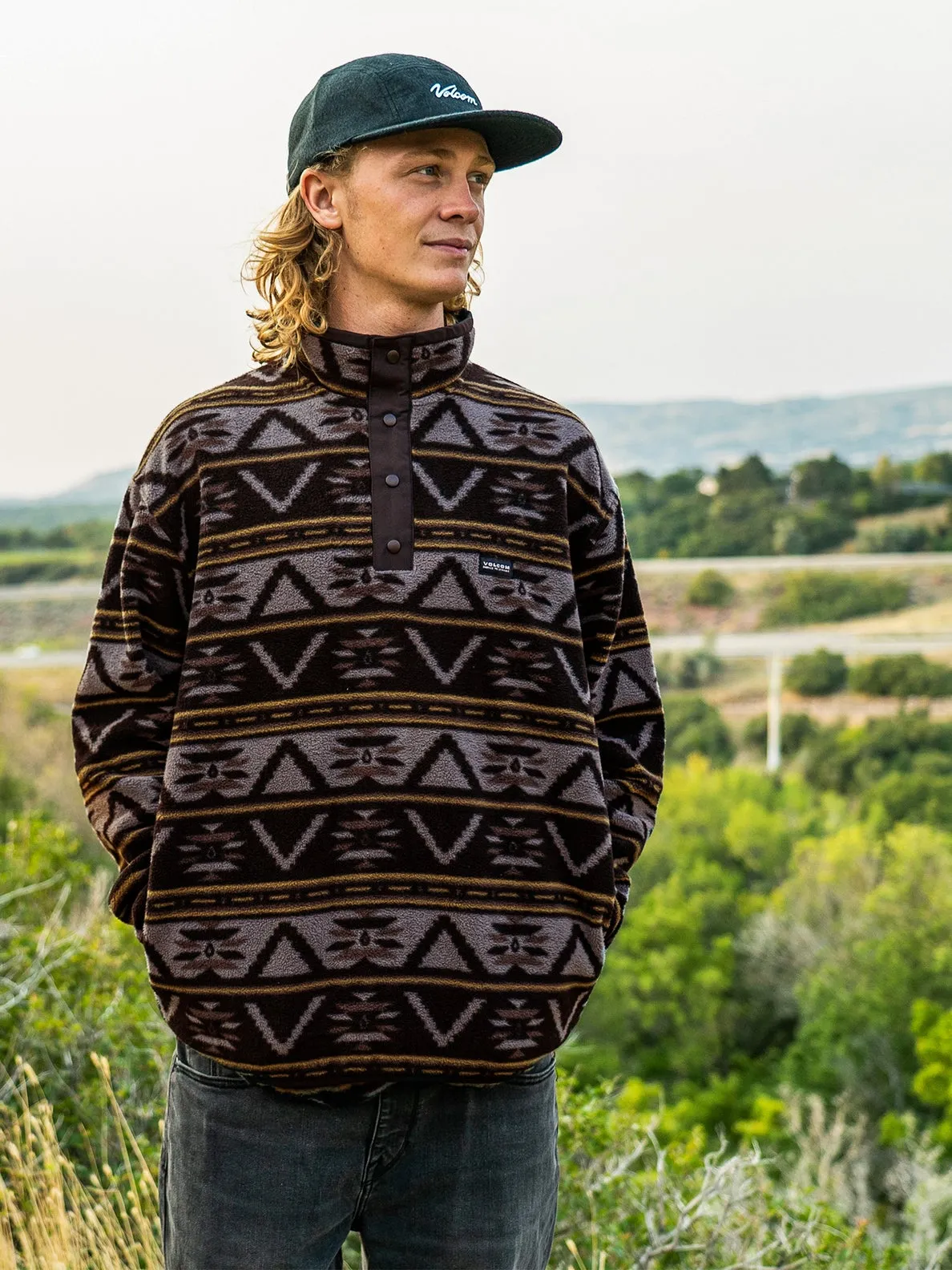 Volcom Switch Case Mock Neck Sweater