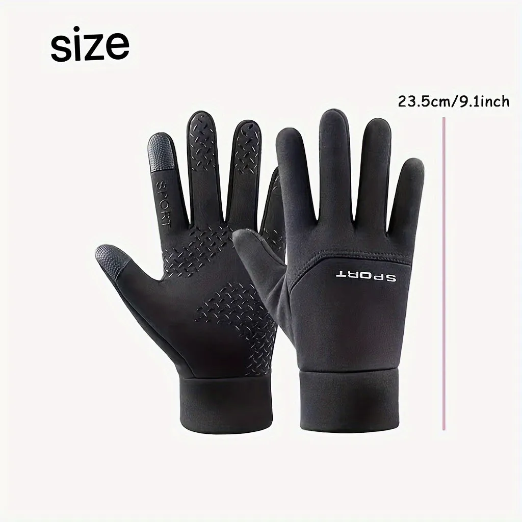 Waterproof Coldproof Gloves with Touch Screen for Riding  Sports