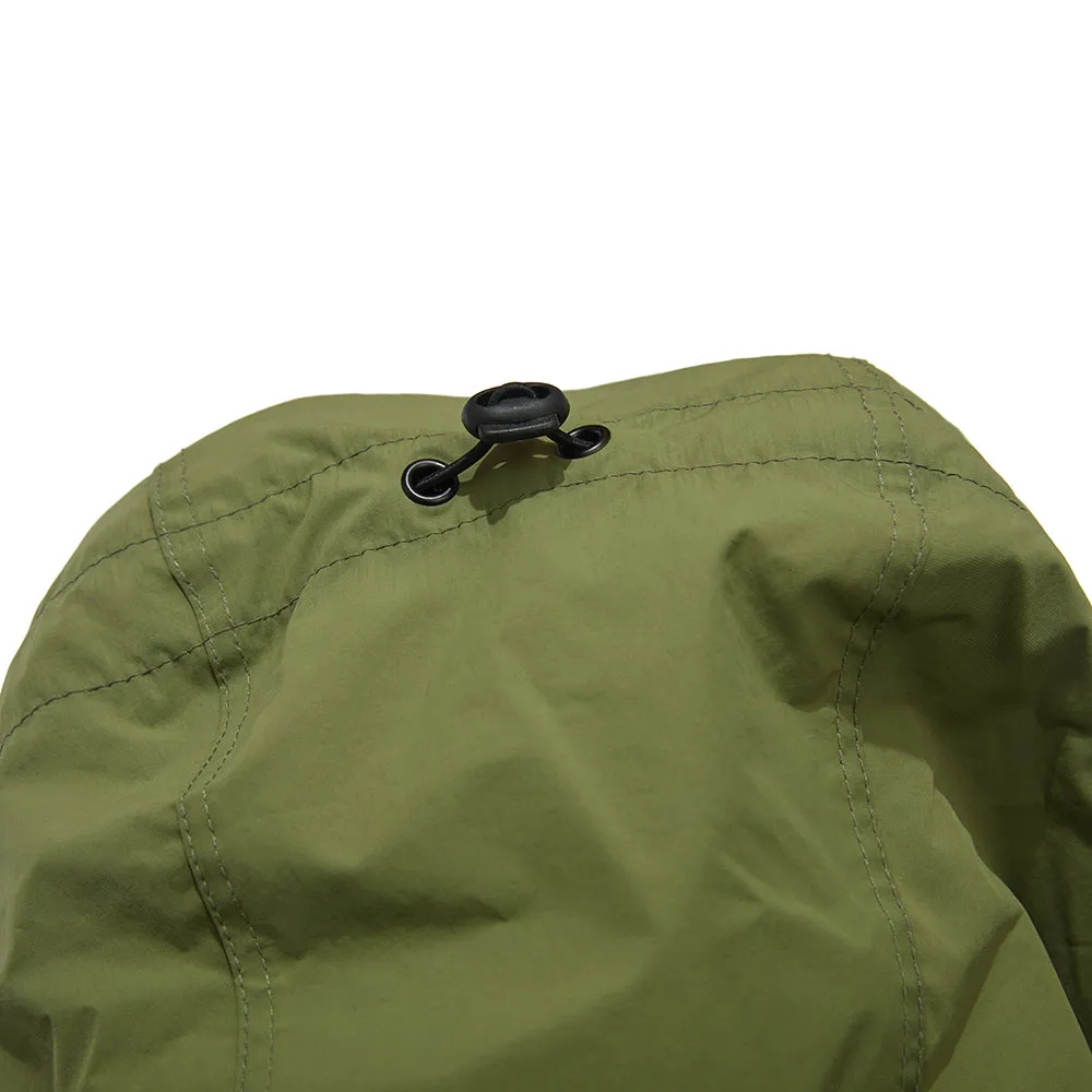 WIDE HOODED JACKET KHAKI