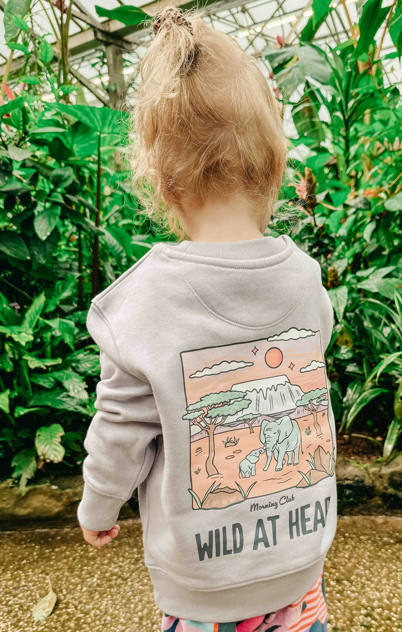 Wild At Heart Organic Cotton Childrens Sweatshirt