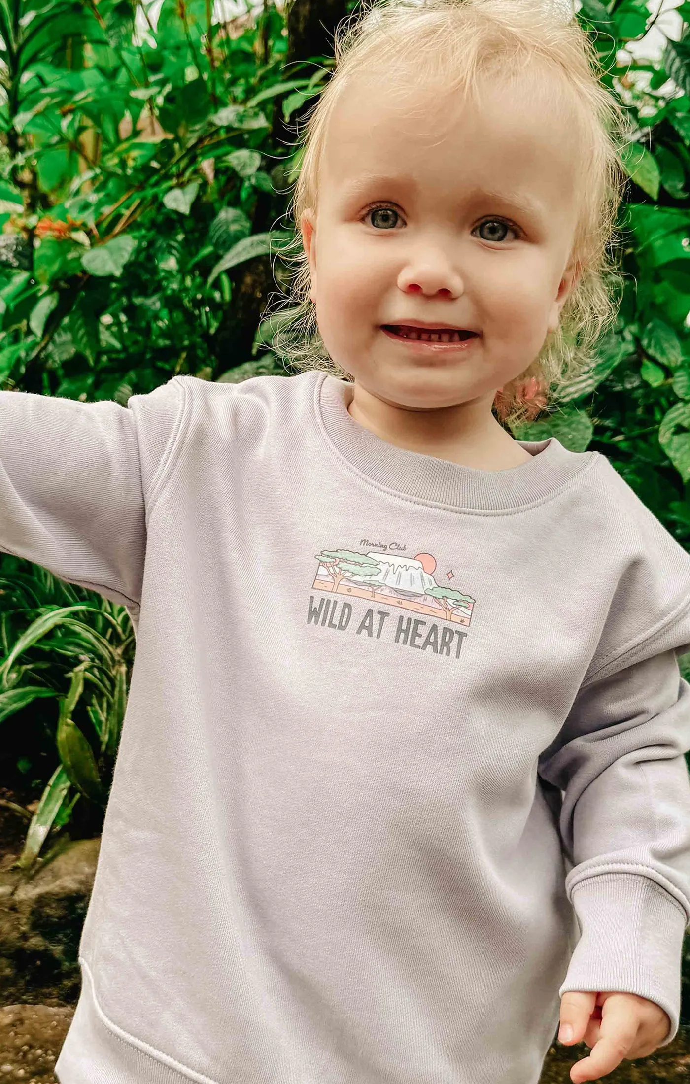 Wild At Heart Organic Cotton Childrens Sweatshirt