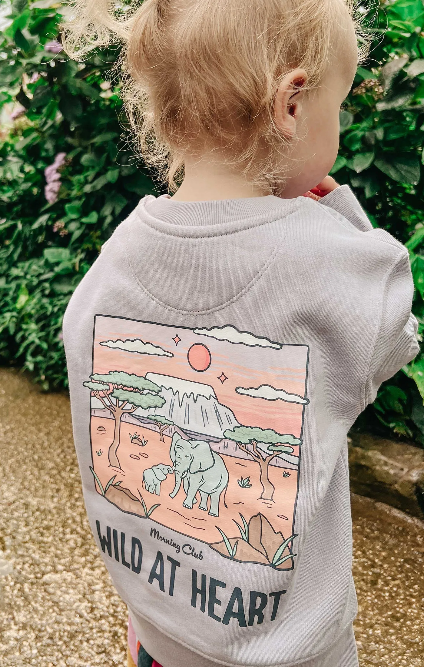 Wild At Heart Organic Cotton Childrens Sweatshirt