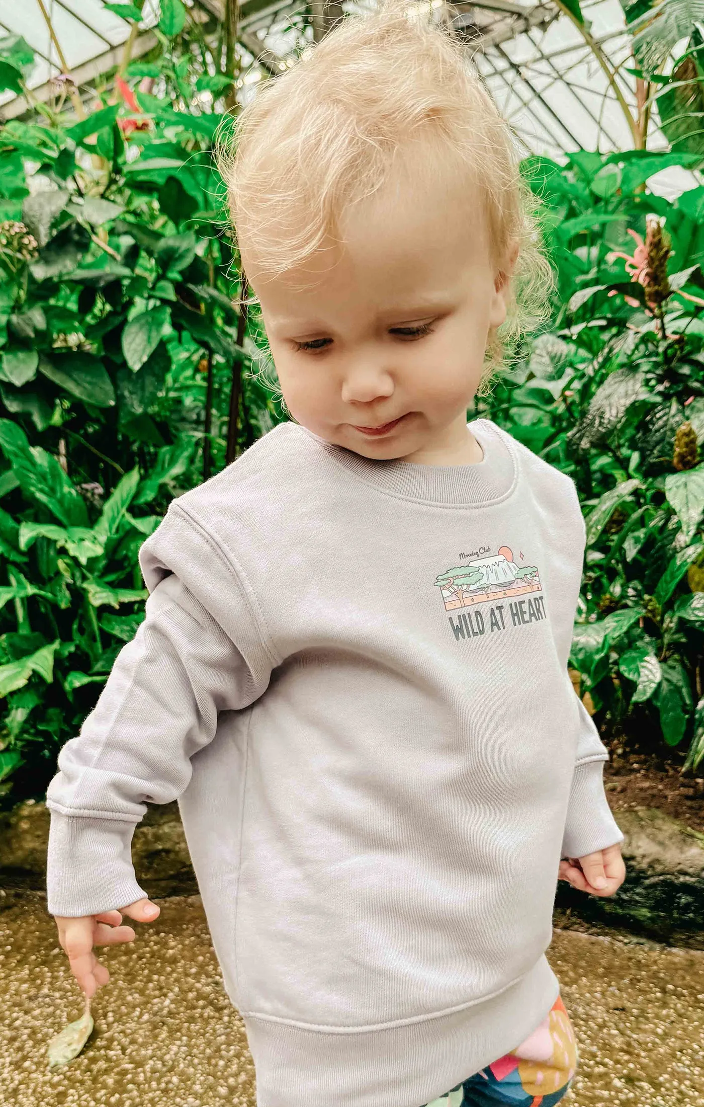 Wild At Heart Organic Cotton Childrens Sweatshirt