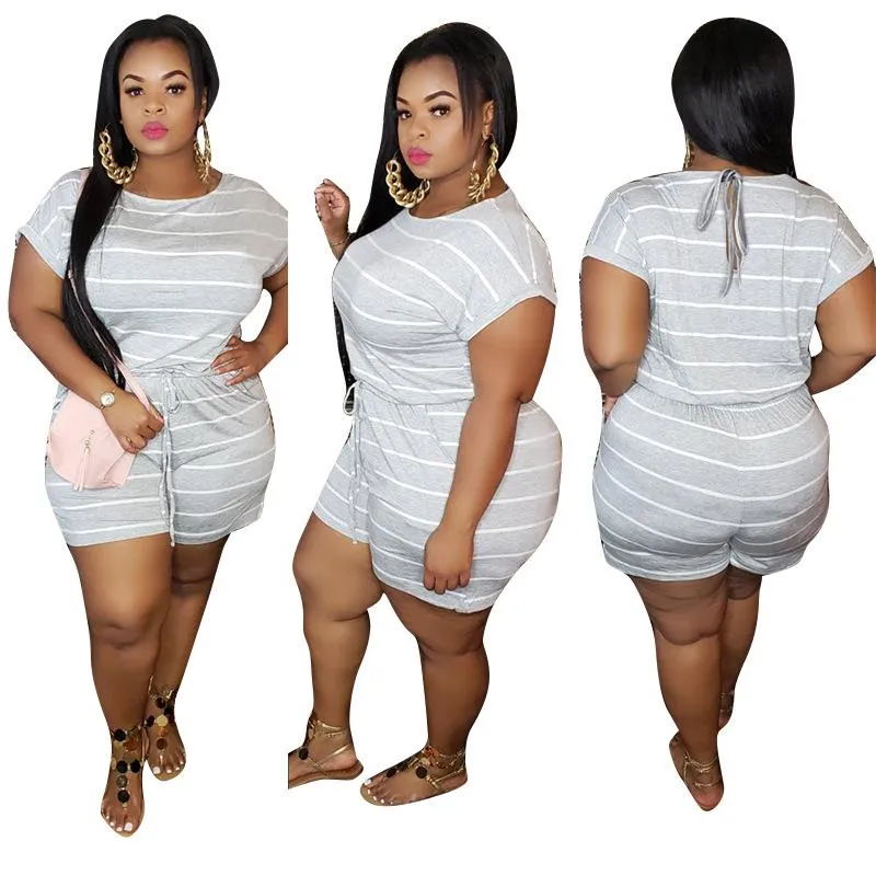 Women Jumpsuit Summer Clothes Shorts Plus Size