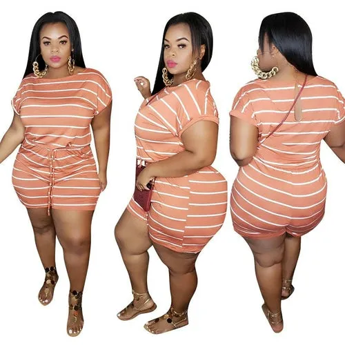 Women Jumpsuit Summer Clothes Shorts Plus Size