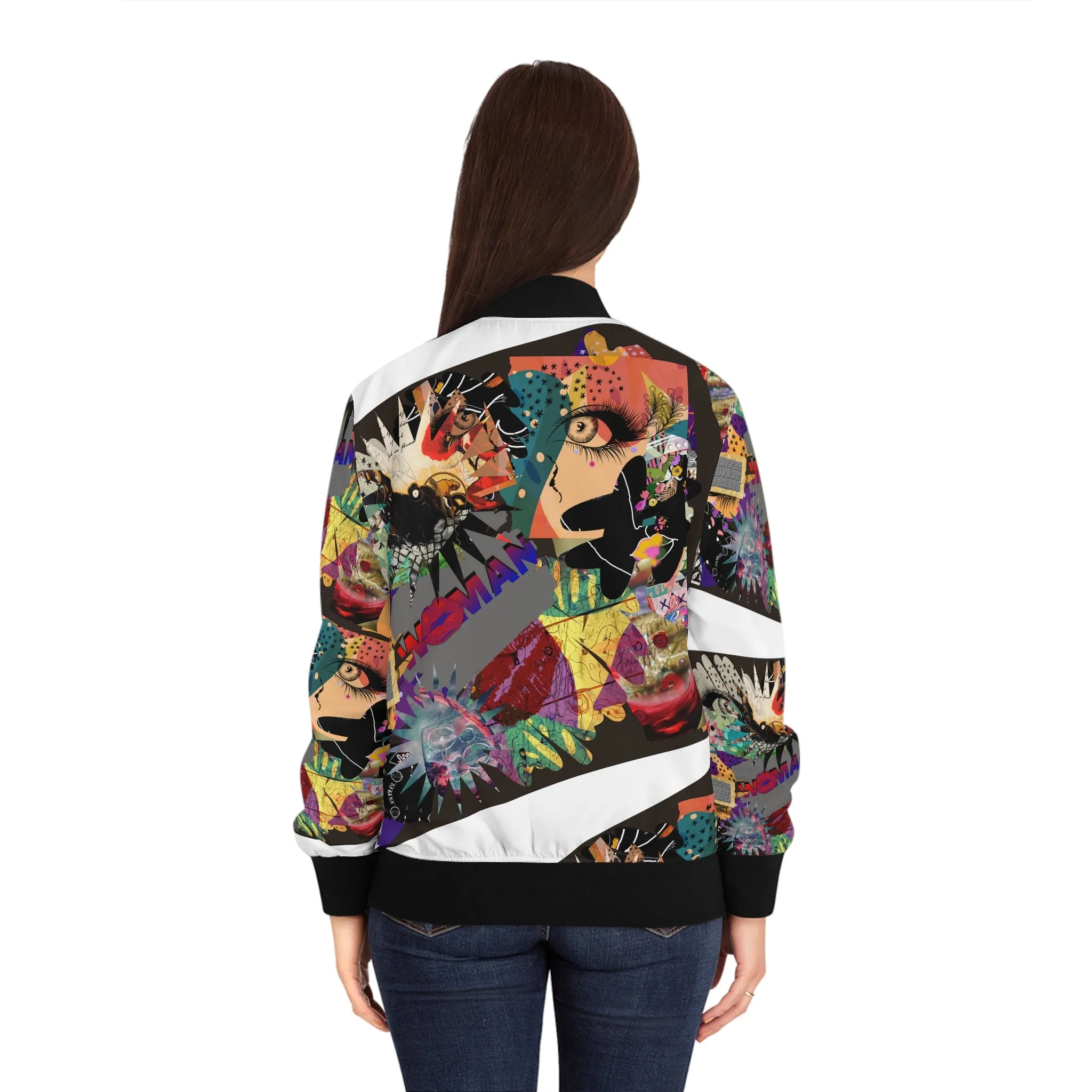 Women's Bomber Jacket (AOP) MARCIA