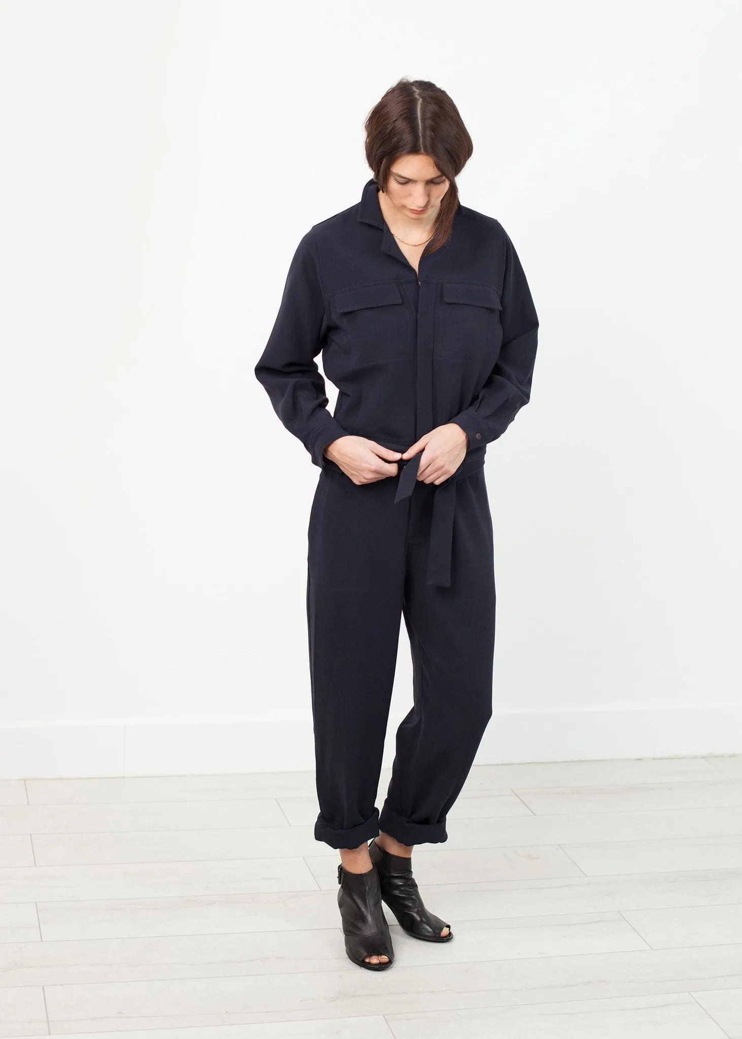 Worker Jumpsuit in Navy